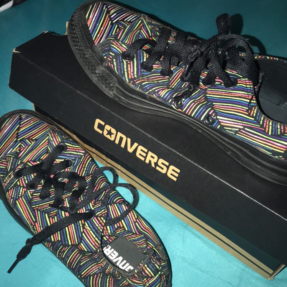 Multicolored converses